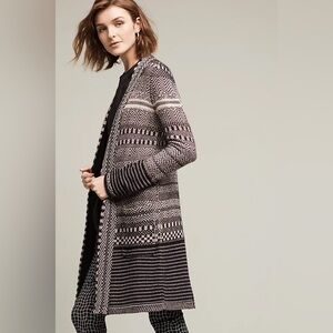 Angel of the North by Anthropologie Katy sweater coat. Size large.